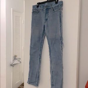 Mason Martin Margiela H&M inside out jeans